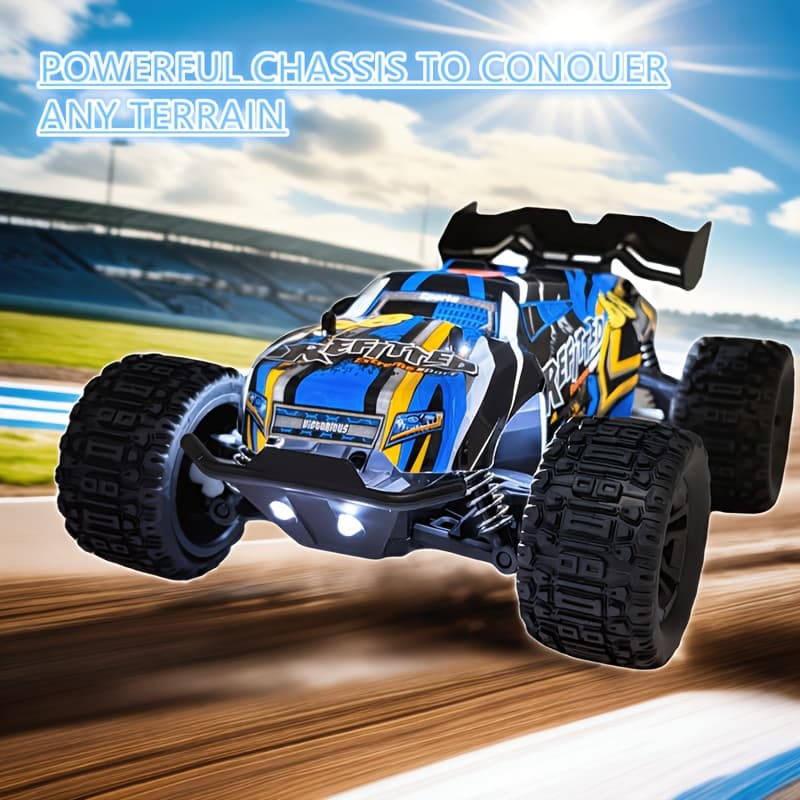 TEMU 1:18 Scale Remote Control Car, Reaching 35+ Km/h, Rc Vehicle, 4wd Off-road Remote Control Truck, 2.4 Ghz Wireless Remote Control Car, Remote -, Hobby-grade Car, Fast Remote Crawler