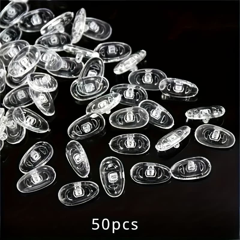 TEMU Long-lasting Nose Pads For Glasses, 50pcs - Ideal For And Perfect For Repairing Or Replacing Eyewear