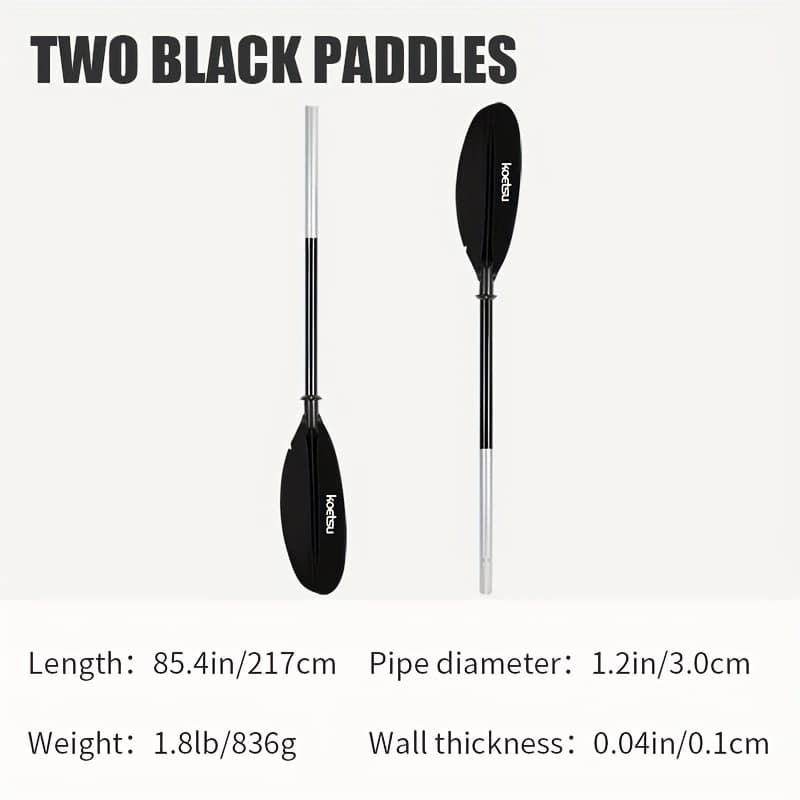 TEMU Koetsu Two-stage Double Headed Kayak Aluminum Alloy Segmented For Sea Transportation