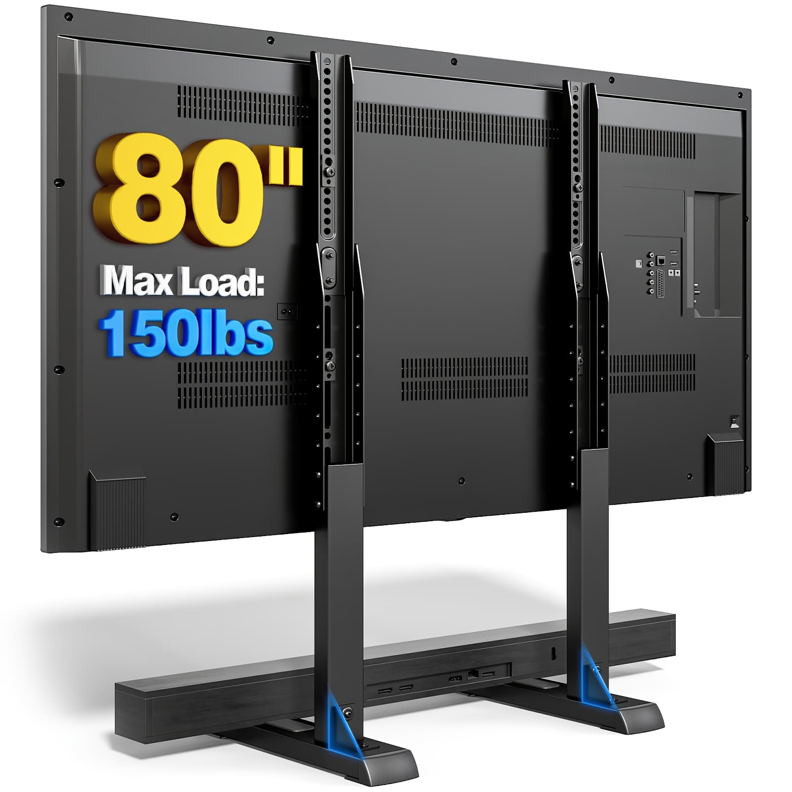 TEMU Height Adjustable Tv Stand Base, Universal Table For Most 24 To 80 Inch Lcd , C