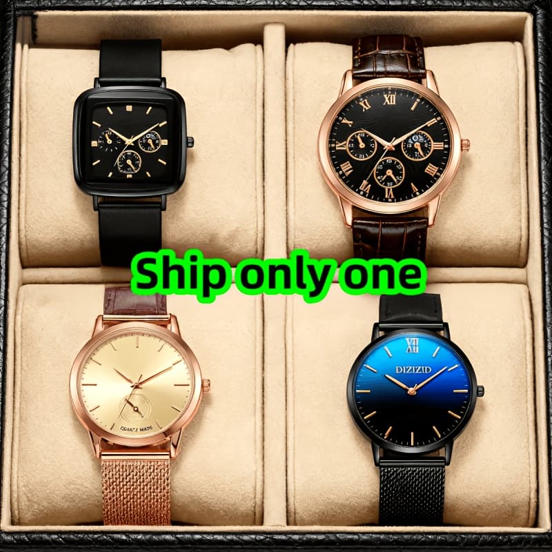 TEMU 1pc Men's Casual Quartz Watch, High-end And Elegant, Individually Packaged, Holiday Gift For Yourself, Family,