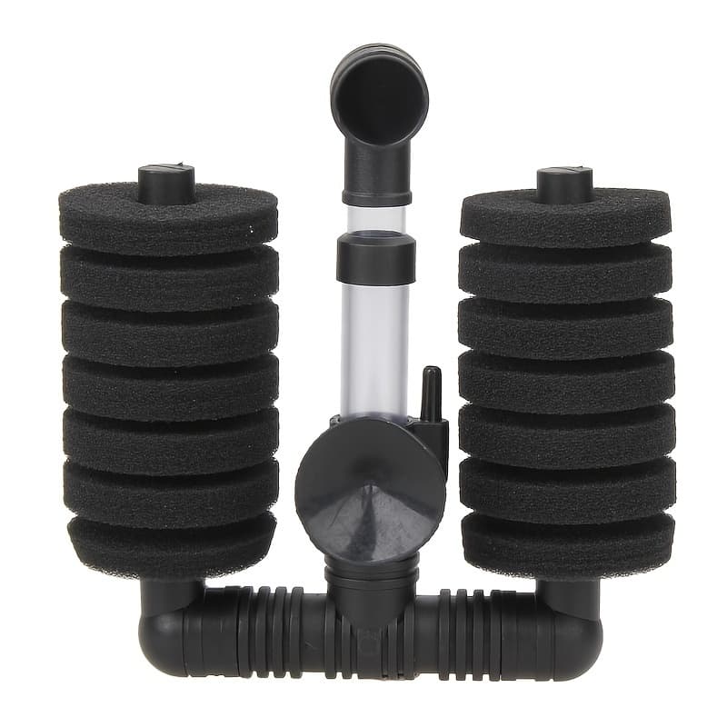TEMU 1 Set Aquarium Fish Filter Accessories Fish Air Pump Skimmer Practical Aquarium Biochemical Sponge Filter