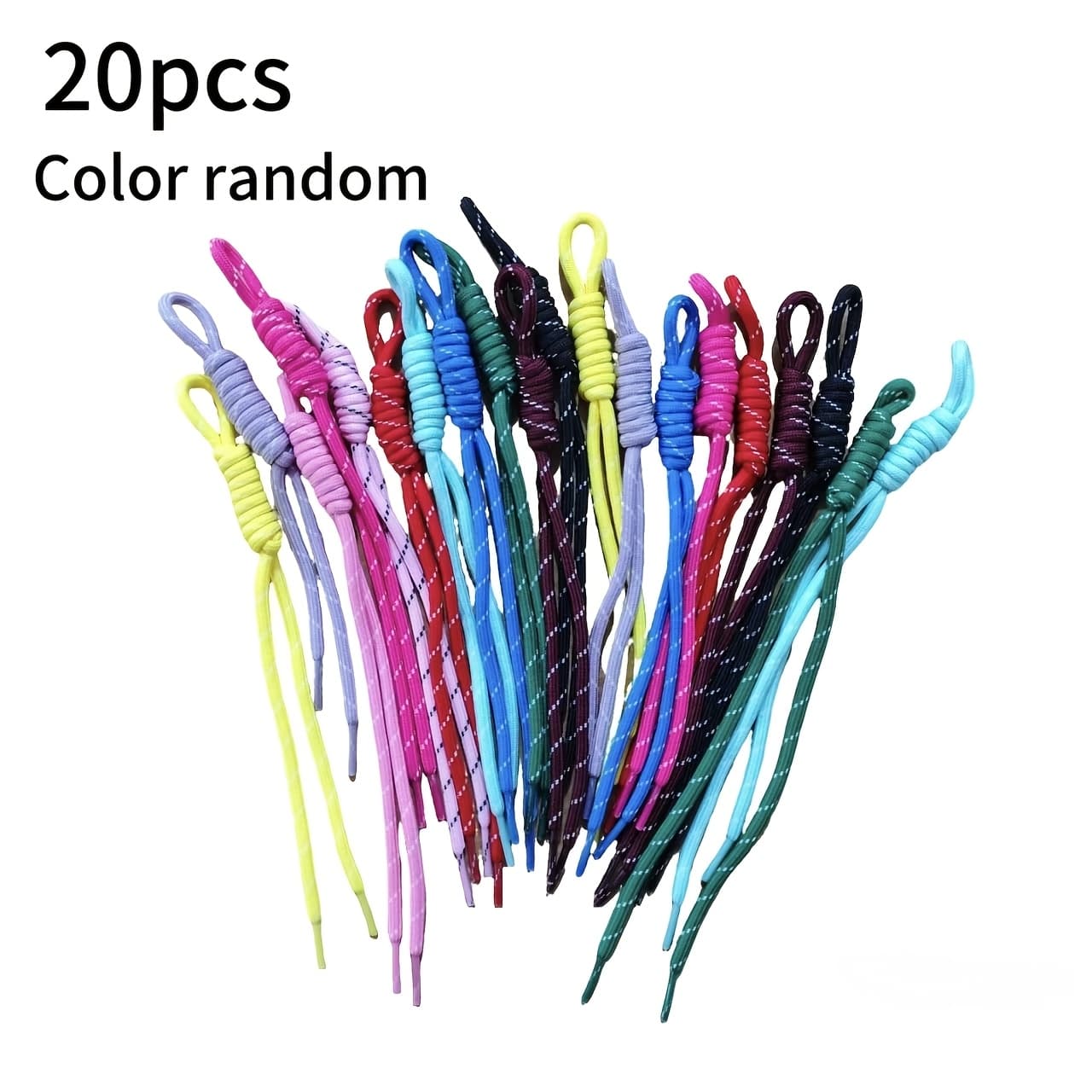 TEMU 20-pack Colorful Nylon Cord Kit| Handmade Braided Keychain& Bag Charm Supplies Set| Perfect Macrame Backpack Additions& Holiday Gifts(christmas, Thanksgiving)
