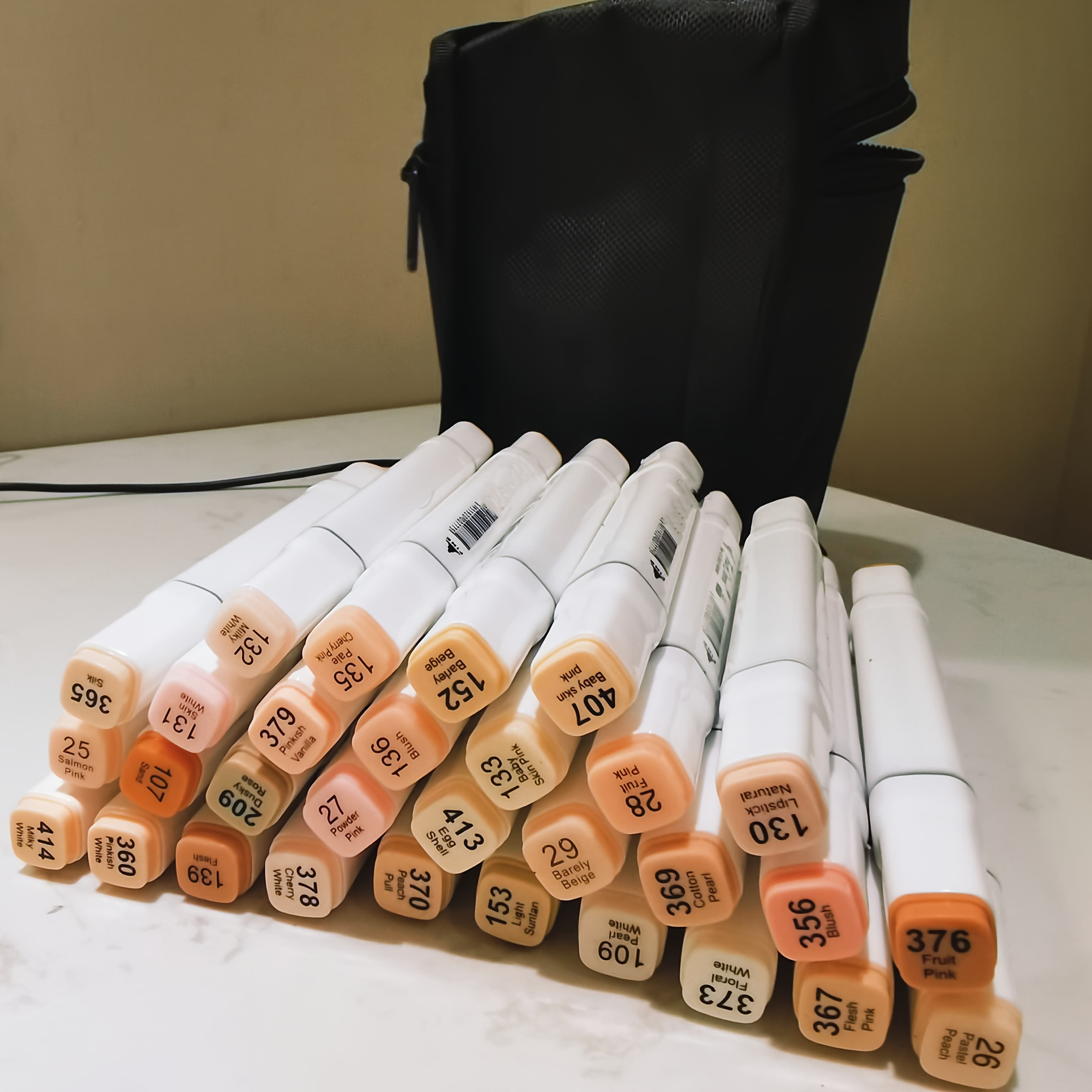 TEMU Markers, 30 Flesh Colors Based Art Markers Pens Set Dual Tips Brush& For Professional Artists Drawing Illustrations Comics Anime Coloring
