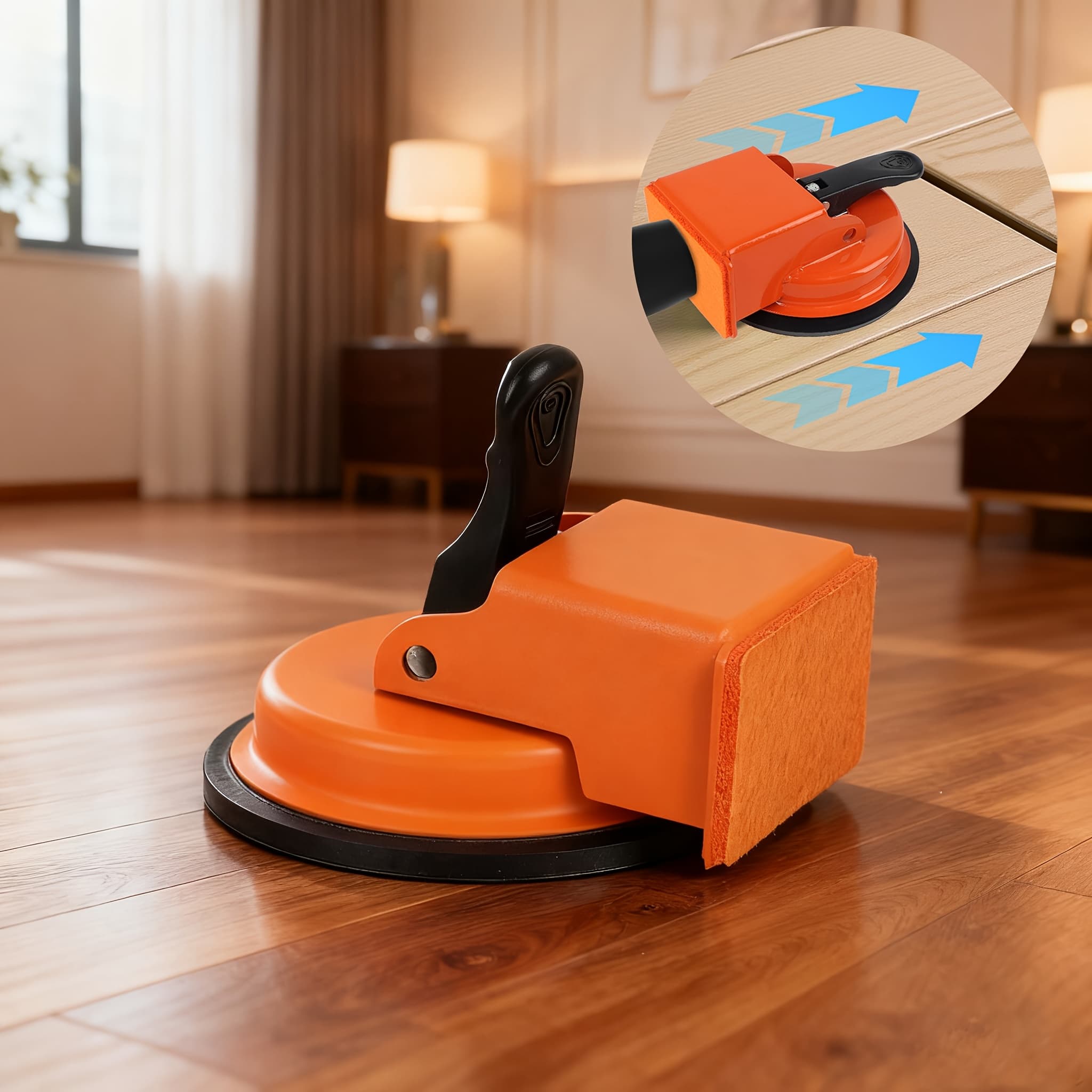 TEMU Floor Fixer Tool, Suction Cup (d: 4.84 Inch) Laminate Floor Repair Tool, Professional Laminate And Vinyl Floor Repair Installation Kit For Smooth-surface Vinyl Plank And Hardwood Floors