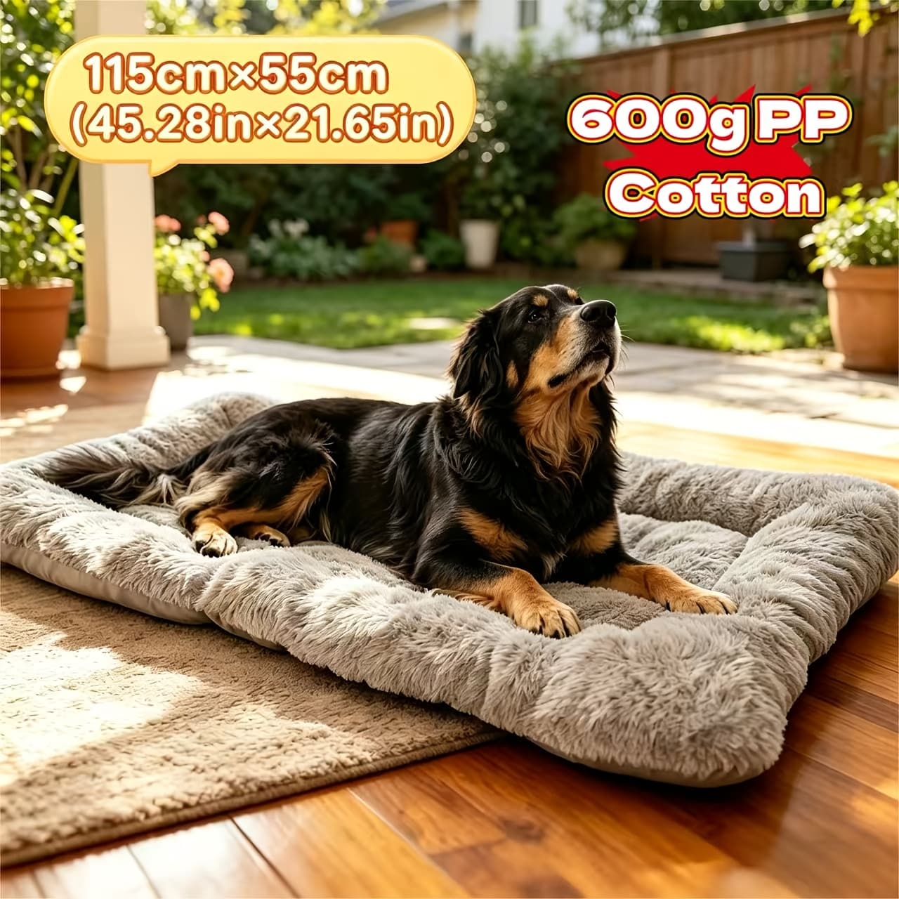 TEMU [2026 Upgraded] -large Plush Dog Sofa Bed - Thick, Super Soft Pet Mat For Small To Large Breeds, Ideal Gift For Dog Enthusiasts, Dog Mat | Bed | Durable Pet Bed, Furniture