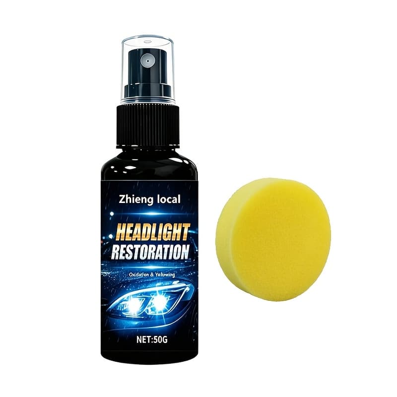 TEMU Headlight Repair Kit - Advanced Ceramic Coating, Removes Yellowing, Restores And Brightness, Long-lasting Light Coating , Suitable For All Vehicles