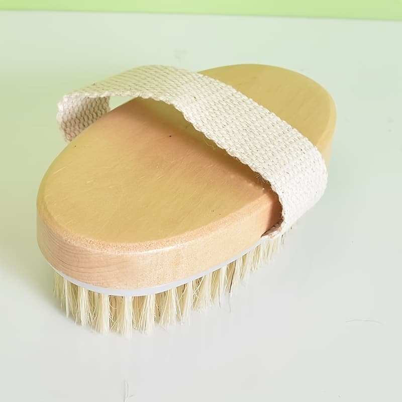 TEMU 1pc Bamboo And Wood Hair Comb, Air Cushion Massage Comb, Hair Comb, Home Comb, Suitable For Women's Curly And Long Hair