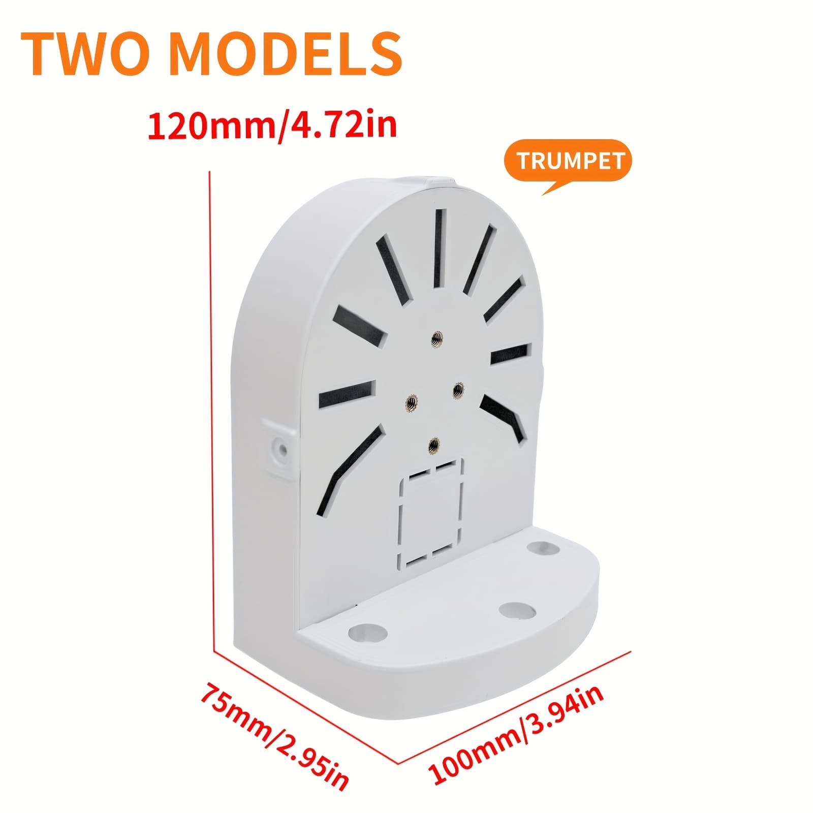 TEMU Universal Wall Mount Bracket For Hemispherical Security Cameras, Deep Base Junction Box Cable Management Installation Box, Outdoor Indoor Cctv Surveillance Camera Bracket