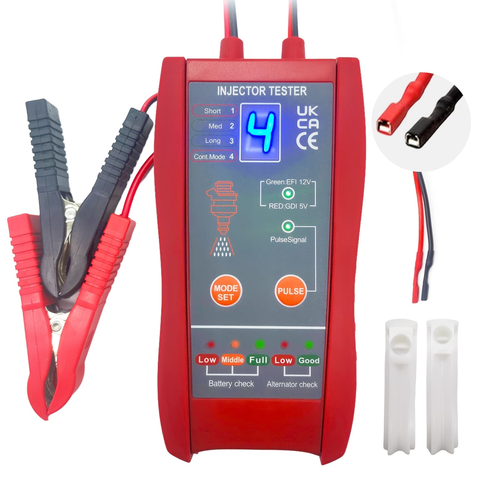 TEMU Car Injector Tester It-920 Led Digital Display Auto Injector Tester, Injector Cleaning Tools, Auto Repair Tools, Universal, 12v