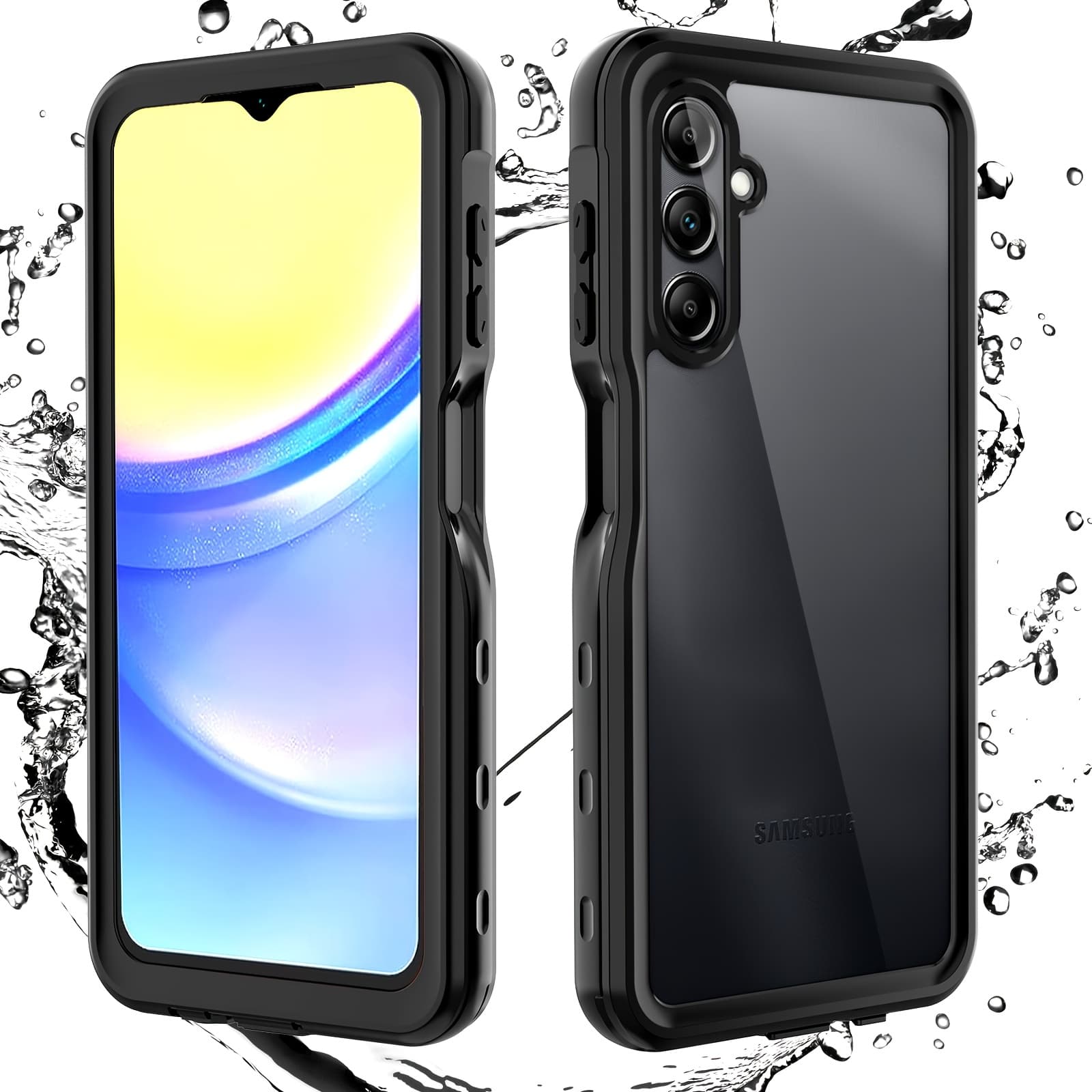 TEMU Phone Case: For Galaxy A15 5g Case Built-in 6h Screen Protection For Your Galaxy A15 - Black (galaxy A15 5g) (black)