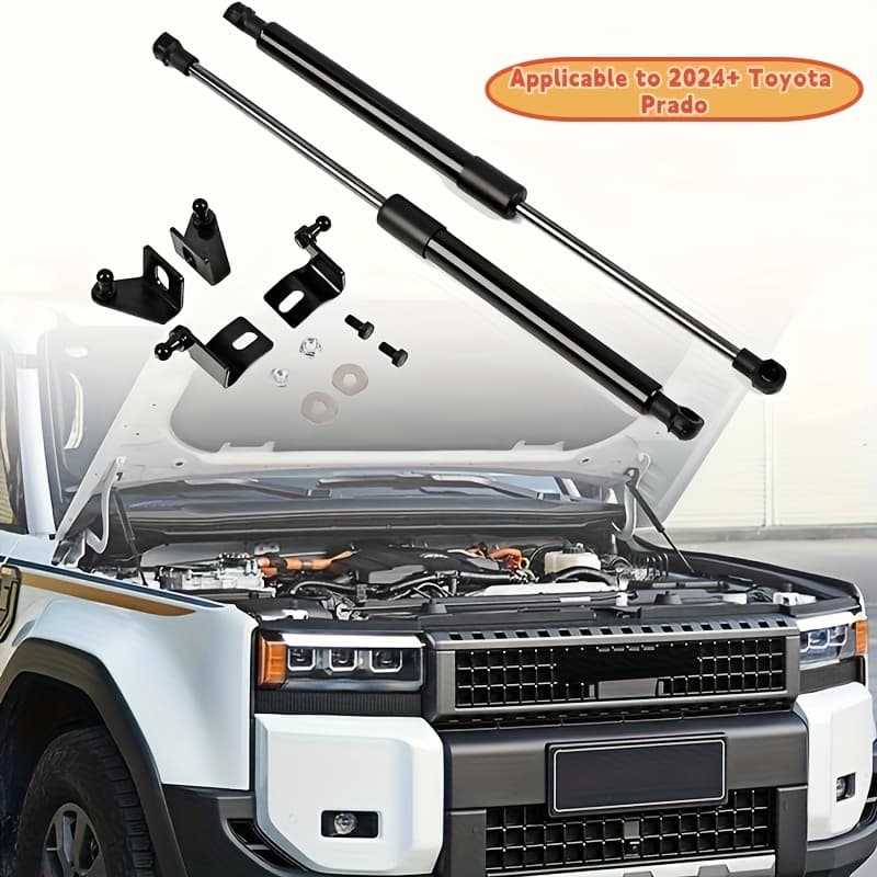 TEMU Engine Hood Support Rod And Gas Spring Conversion Kit For 2024+ For