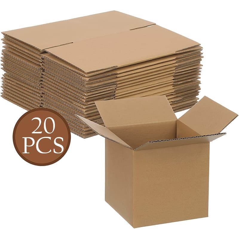 TEMU Inch Shipping Boxes For Small Businesses, Corrugated Cardboard Boxes, Bulk, For Shipping Packaging Mailers - 20pcs