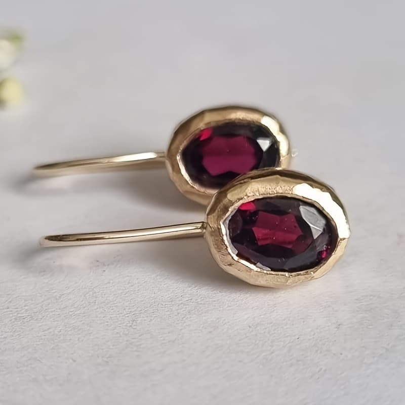 TEMU 1 Pair Of Elegant Retro Fashion Earrings, Bohemian Style Earrings, Valentine's Day Gift Jewelry