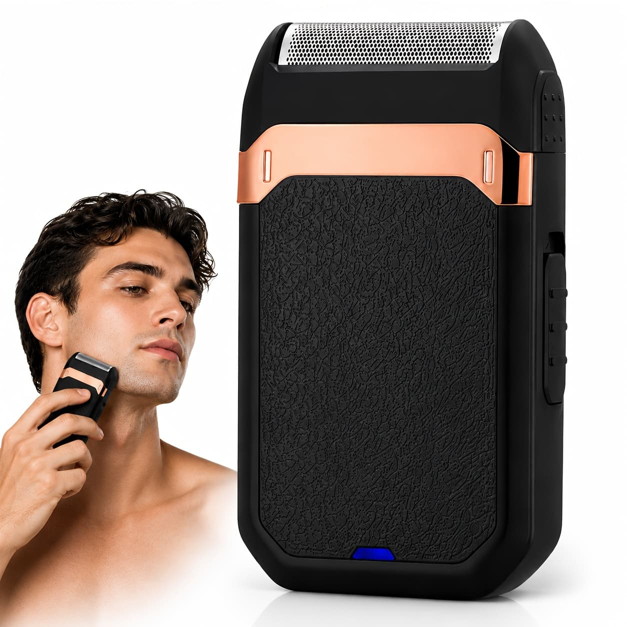 TEMU Electric Shaver For Men, Cordless Rechargeable Foil Shaver, Multifunctional Face Razor With Smooth Close Shaving, Portable Grooming Tool For Home & Travel, Gift For Men & Father's Day