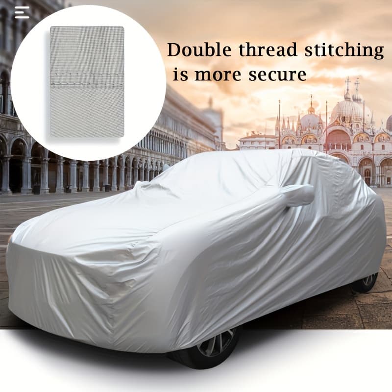 TEMU Universal Car Protector: Uv, Rain, Snow And Dust Cover - Durable Cover, Size: 189x69x47in