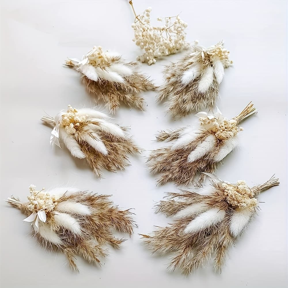 TEMU 12pcs Mini Dried Flower Bouquet
