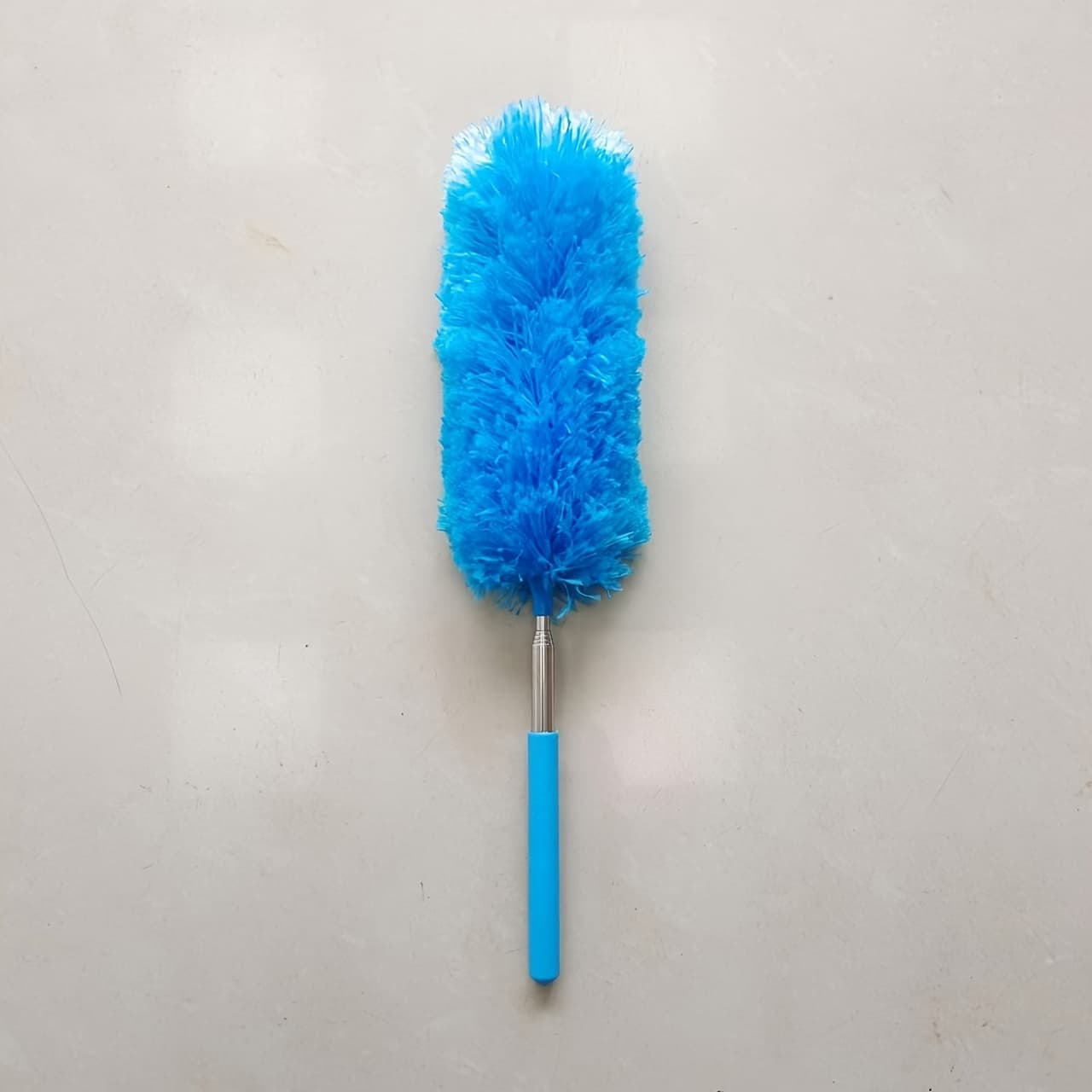 TEMU 1pc Color Microfiber Duster - Stainless Steel Rod, Reusable Duster For Effective Dusting Of Furniture, Cars, Glass - No Battery Required, Bedrooms, Living Rooms, Etc., Cleaning Dusters