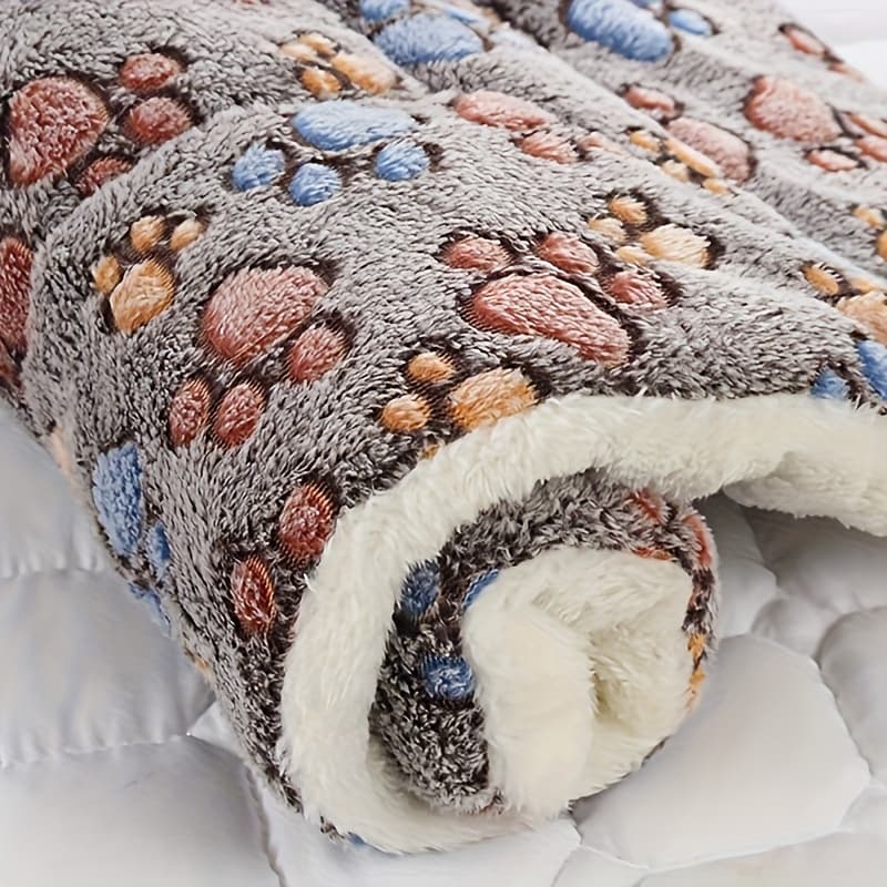 TEMU Thick Pet Bed Cushion, Soft Pet Sleeping Pad For Autumn And Winter To Keep Pets Warm Christmas Gift