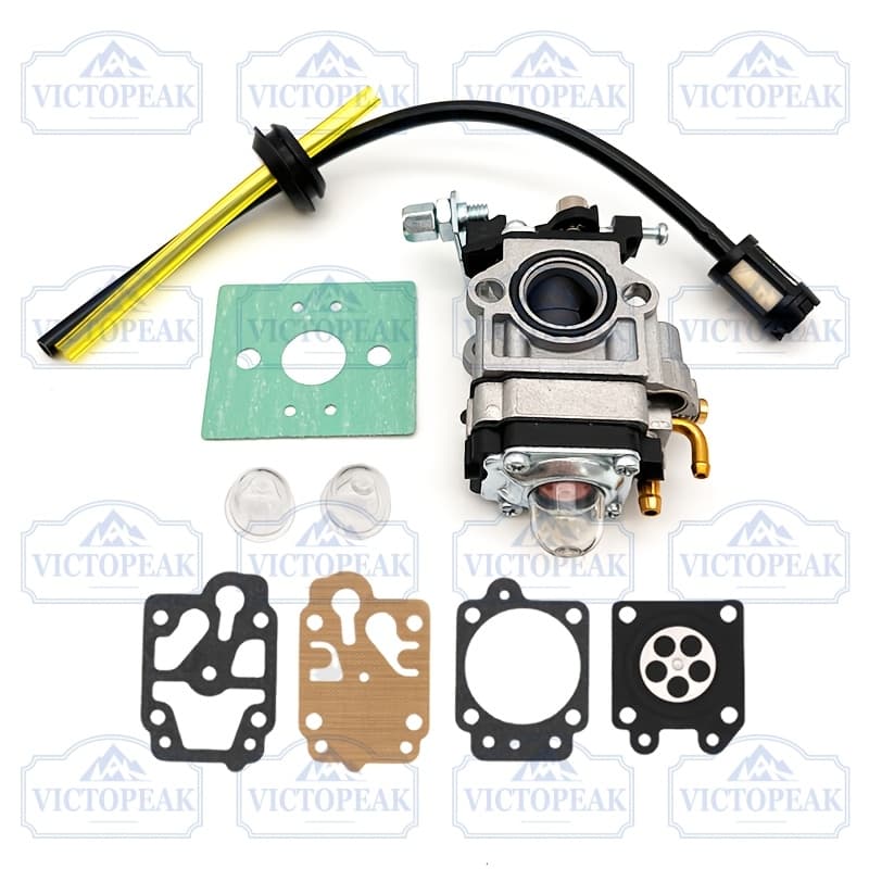 TEMU Brush Cutter Accessories Carburetor Fuel And Repair Kit For Grass Cutter Engine 40-5 44-5