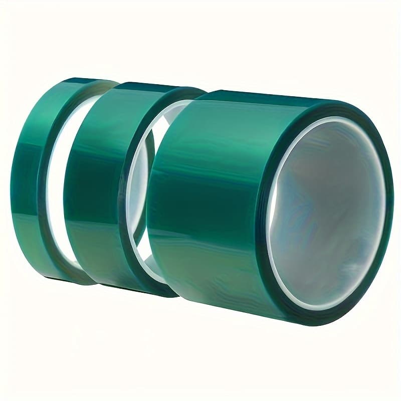 TEMU 3-roll Resin Tape Set, 0.59/1.18/3.15-inch Wide X 108ft Long Epoxy Tape, , High-temperature Insulation, Easy To Peel Off, Epoxy Resin Molding Release Resin Tape, , Remove Residue