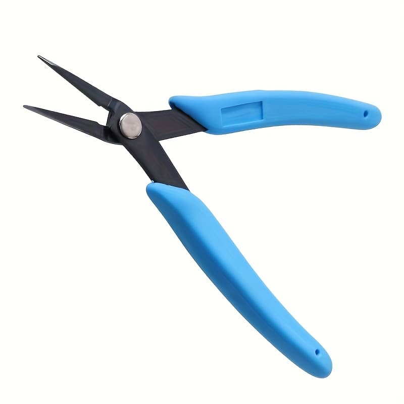 TEMU 1pc High Carbon Steel Jewelry Pliers With Pointed Nose & Special Tip - Smooth Jaw Precision For Diy Crafting, Wire, Beading - For Jewelers & Hobbyists ( Carbon Steel)