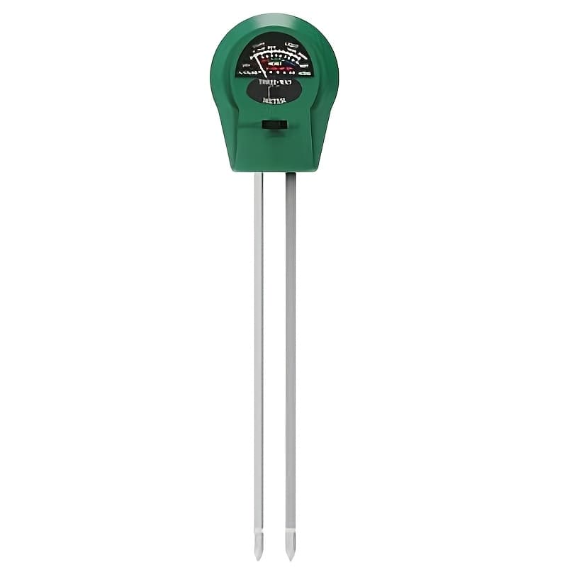 TEMU 1 Set 3-in-1 Soil Ph Meter Moisture Monitor Acidity Tester Soil Tester Outdoor Garden Tool, No Power Required Pointer Display