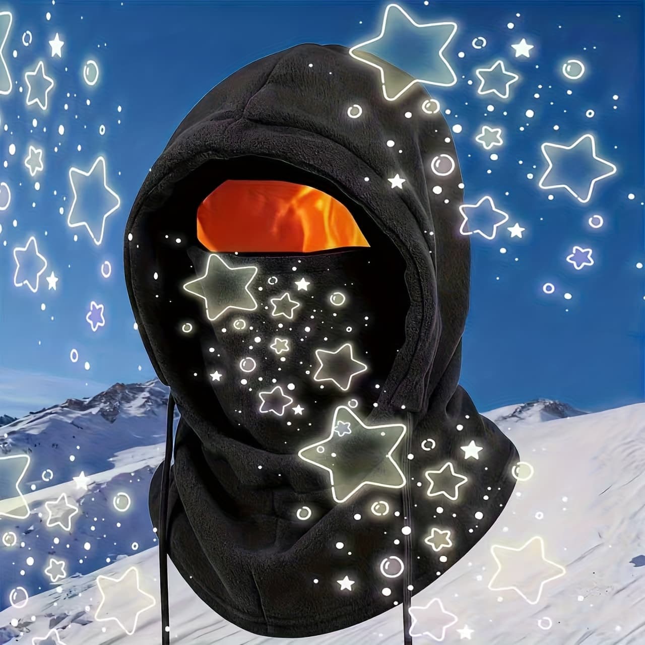TEMU 6-in-1 Winter Hats For Men Winter Thermal Knit Beanie, Thickened Fleece Lined Skull For , All Season Outdoor Ski Running Snowboard Hiking Sports Cold Weather Gear