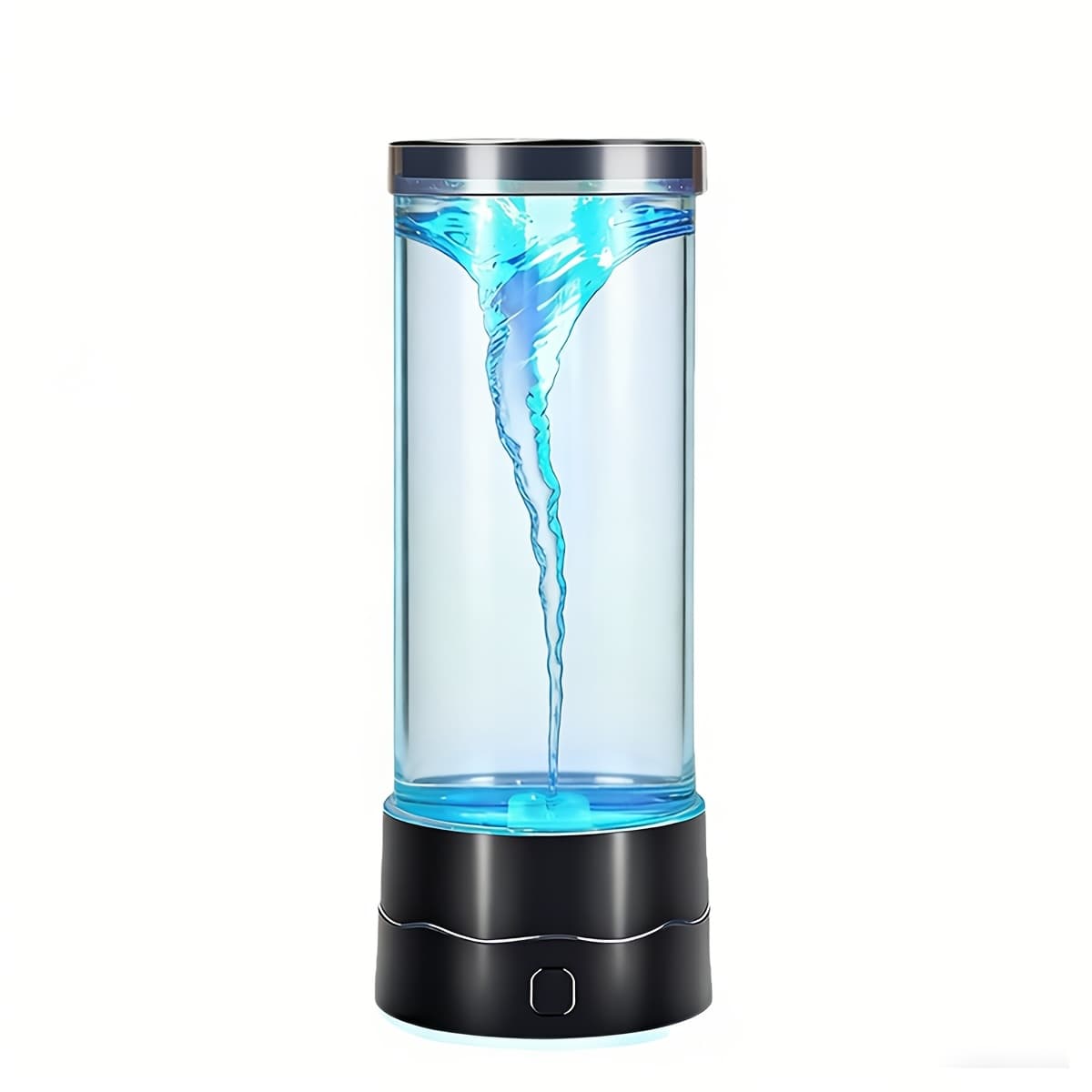 TEMU 1pc Twister Hurricane Lamp Aquarium, Vibrant Led Lighting, With 7 Changing Settings, Soft Night Light, Realistic Design With Lifelike Vortex, Ideal For Aquatic Enthusiasts