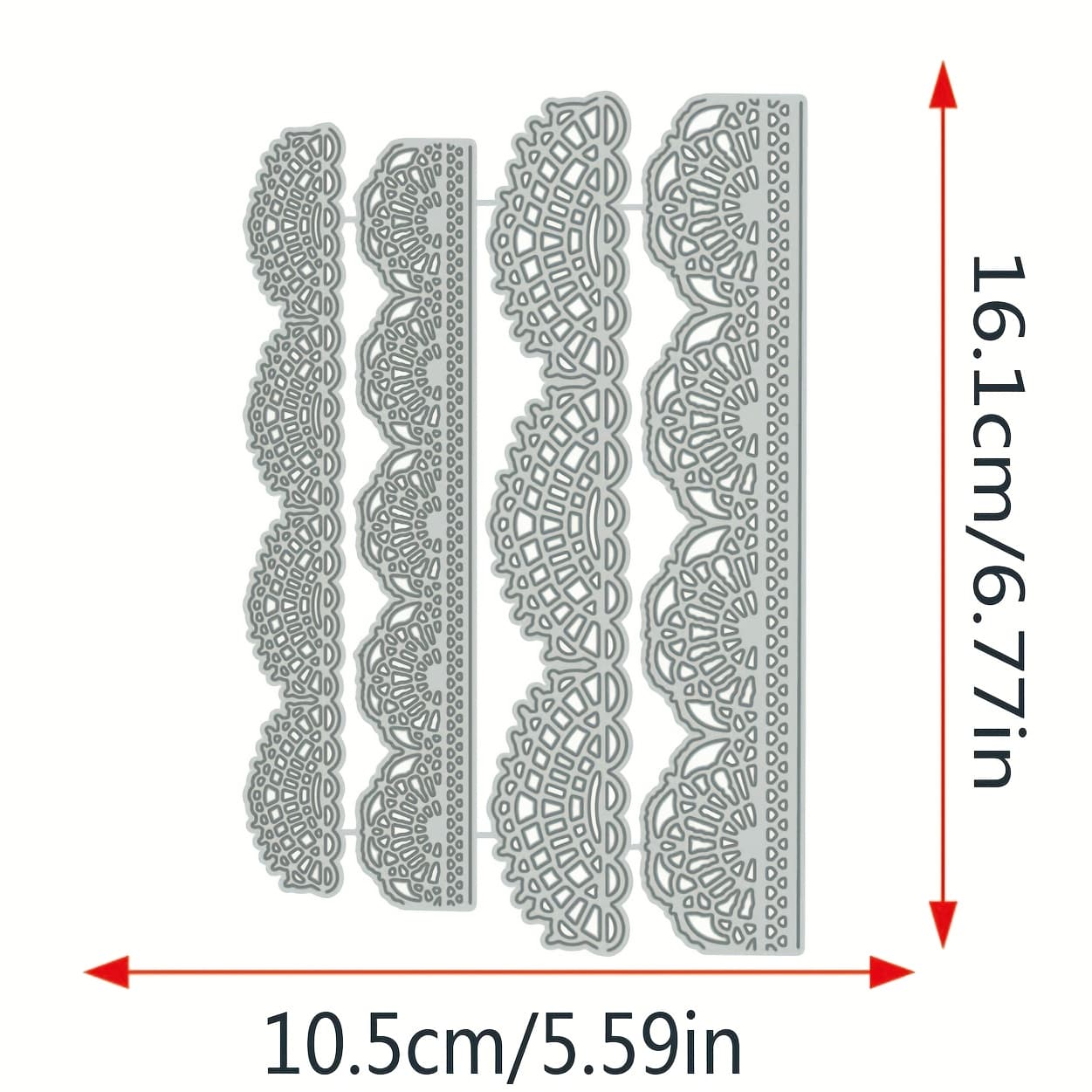 TEMU 1pc Metal Cutting Dies Like Shape Diy Paper Craft Knife Mould Blade Punch Stencils Dies