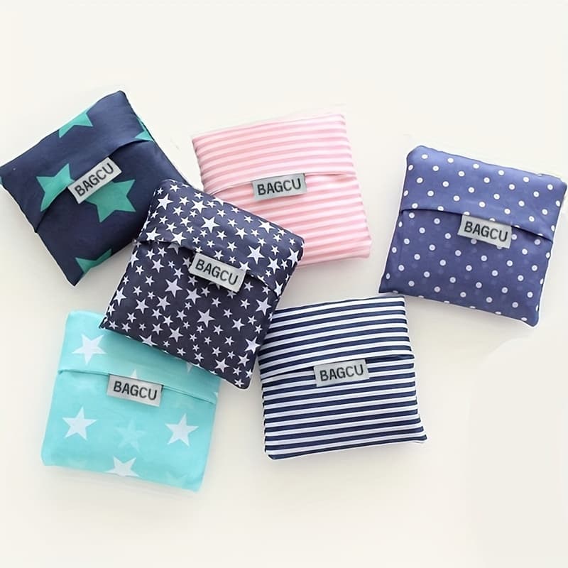 TEMU Reusable Grocery Bags That Are Foldable, Washable, Suitable For Carrying Heavy Items, Portable, And Lightweight