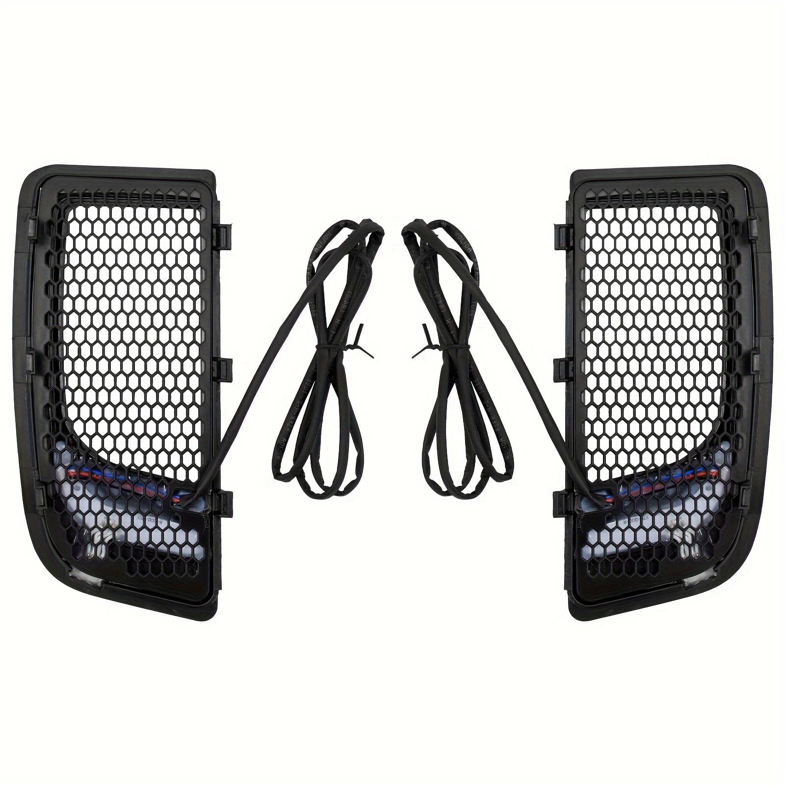 TEMU Black Fairing Lower Grills Led Fit For For Touring For Flhtcu 2014-2023