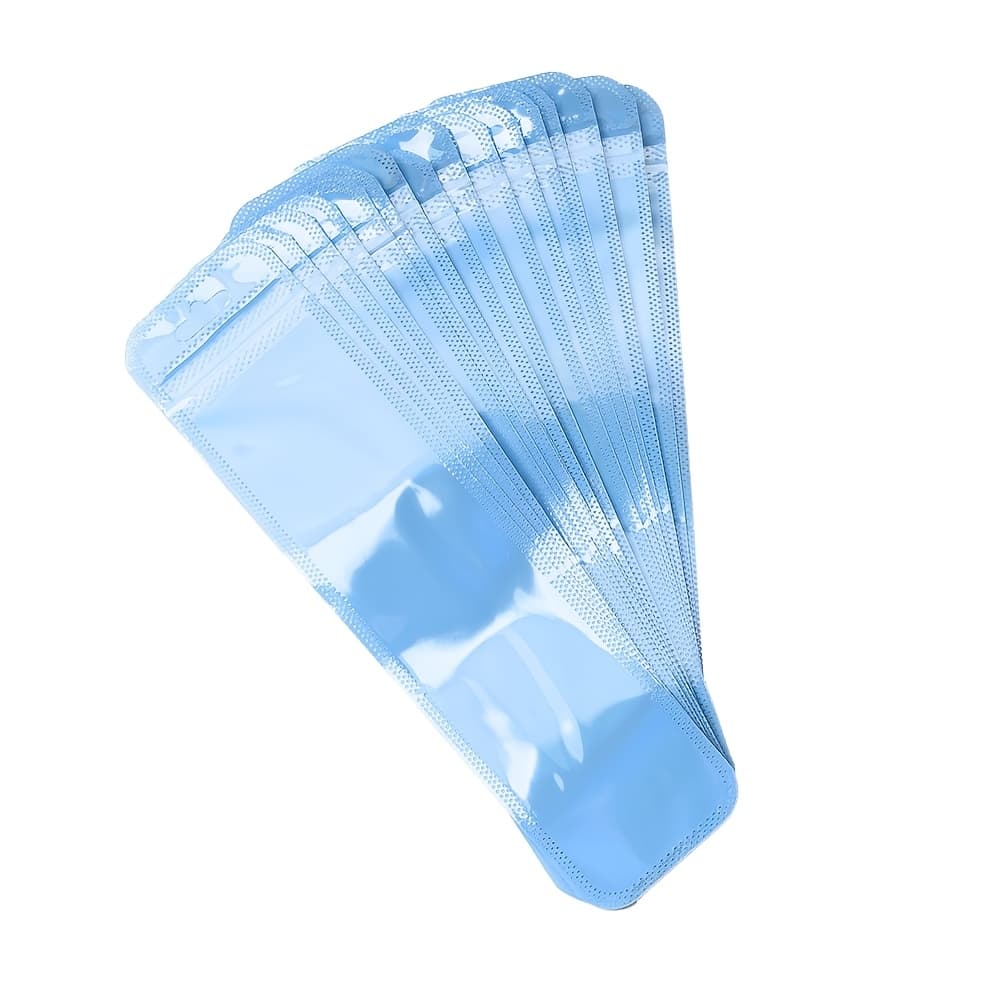TEMU 50 Holographic Packaging Bags With Resealable Dust Bags Suitable For Storing Jewelry Makeup Tools Pens Gifts