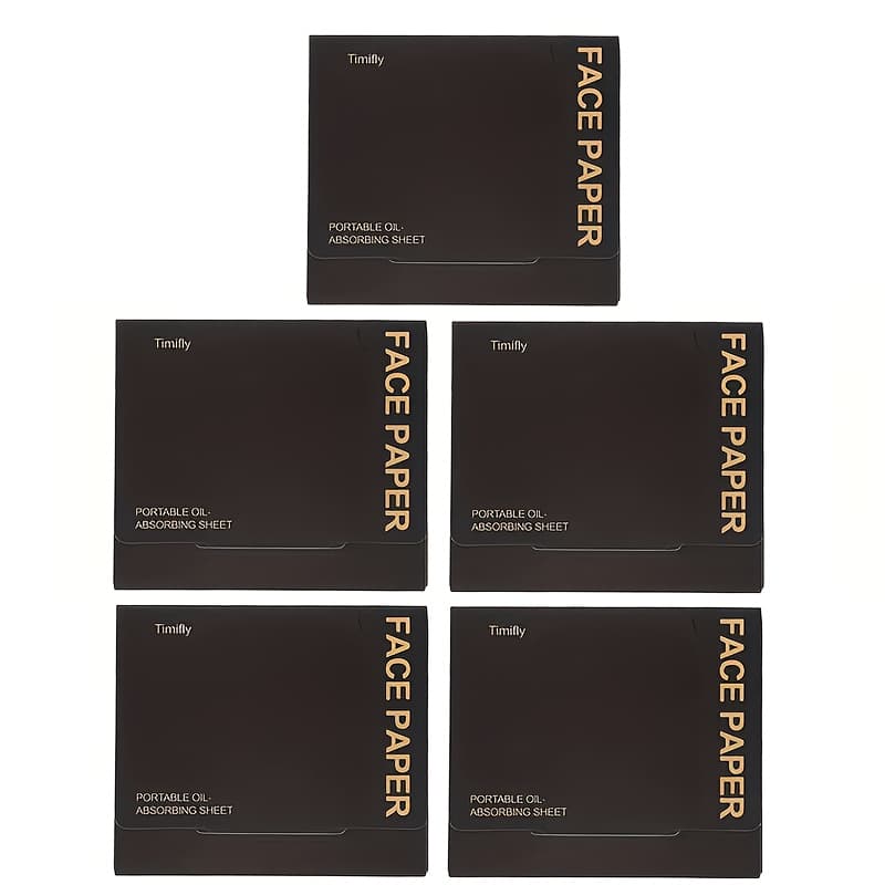 TEMU 500pcs Bamboo Charcoal Oil Absorbing Sheets - Portable Face Blotting Paper For Women, Portable Oil Absorbing Sheets
