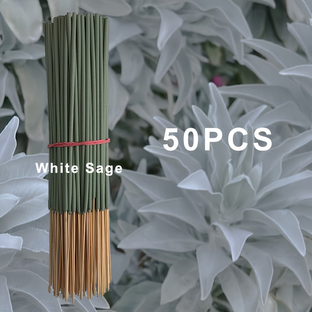 TEMU White Sticks, 8.66inch, Suitable For , Cleans , Eliminates Negative Energy