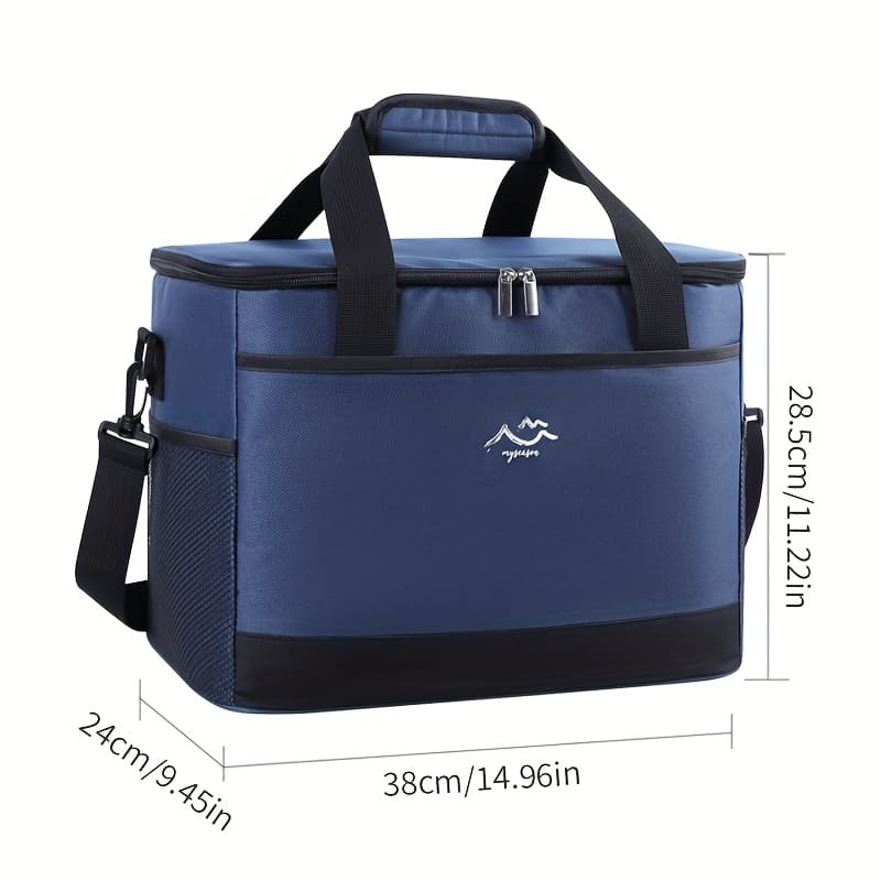 TEMU 1pc, New Portable Lunch Bag With Easy And Insulated Design, Suitable For Daily Work, School, Office, Outdoor Picnics, And Camping Trips, Non-food Contact