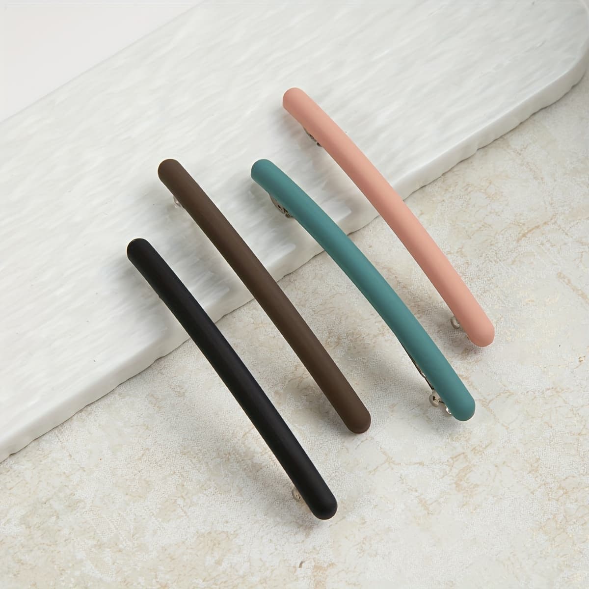 TEMU 4pcs Women' -line Spring Clip Hairpin, Easy And Elegant, Used For Side Or Back Of Decoration And Styling, Suitable For Daily Use