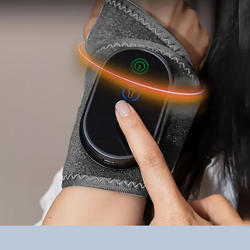 TEMU 1pc Hand Wrist Massager With Vibration Wrist Heating Pad Wrap Heating For Joint And Tendon Sheath
