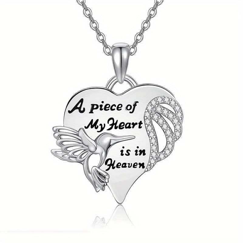 TEMU Fashion Delicate And Elegant Hummingbird Pendant Necklace Men Women Trend Personalized Jewelry Thanksgiving Christmas Birthday Gift Commemorative Gift
