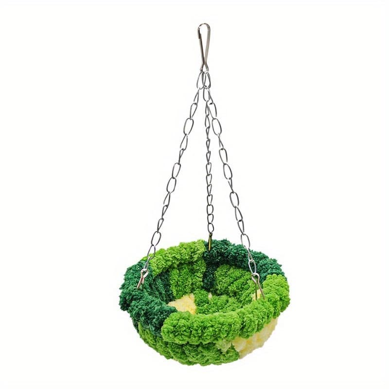TEMU Hammock, Parrot Warm Hanging Nest, Plush Hammock For Birds