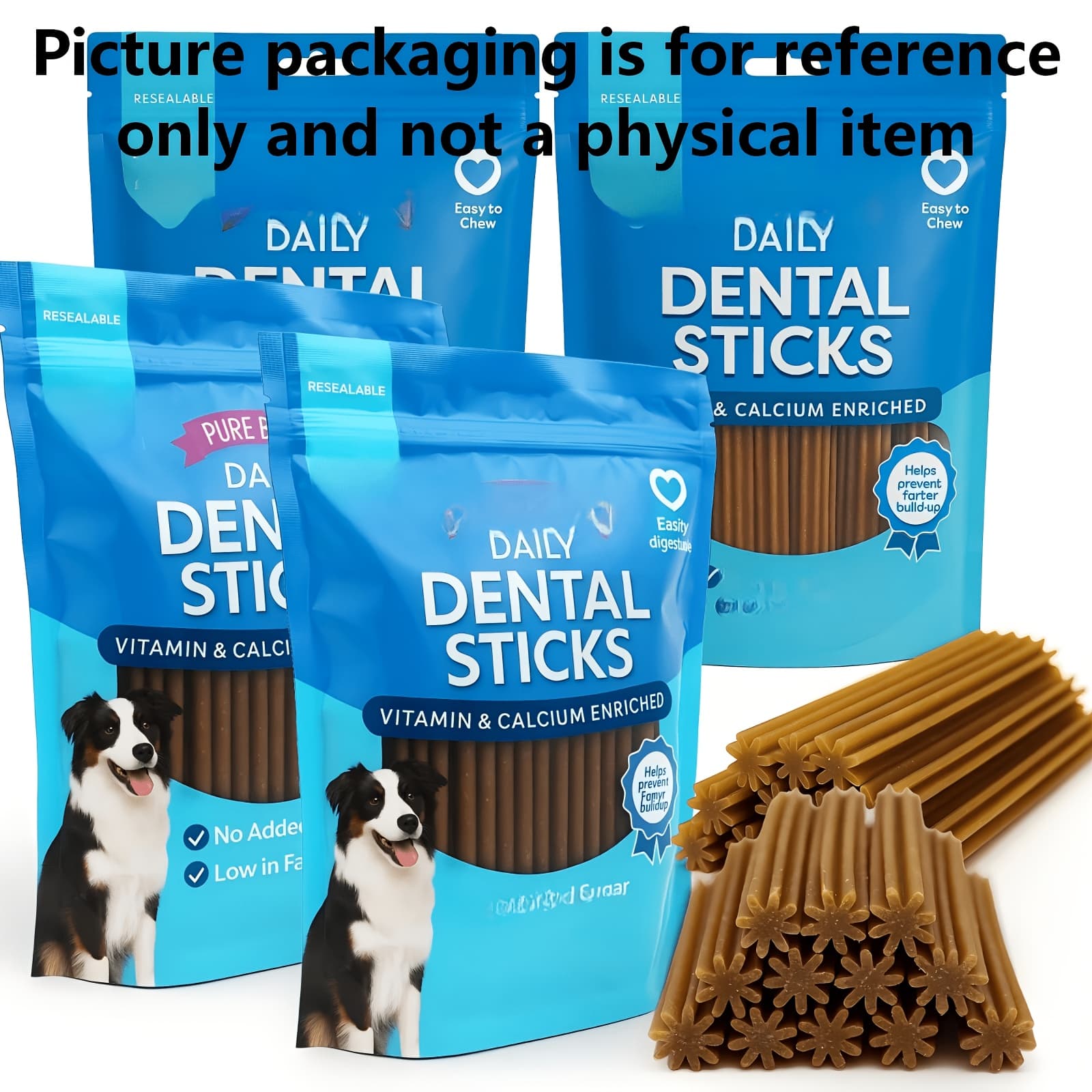 TEMU 5/10pcs Dog Dental Cleaning Stick Toys, Suitable For Daily Teeth Cleaning Of Small, Medium, And Large Dog Breeds, Random Colors, Styles, And Patterns