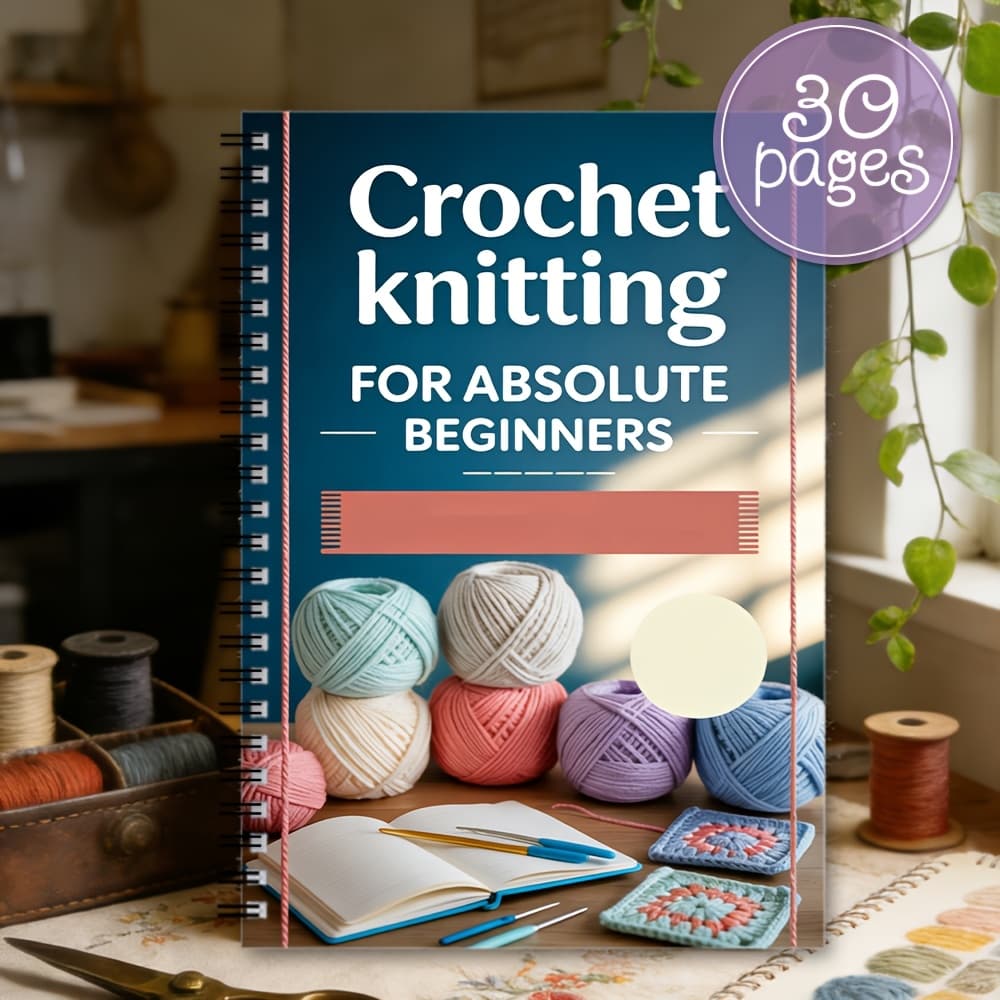 TEMU 1pc Interesting Crochet Plan Notebook, Spiral Notebook For Knitting And Crochet&plan Book For Crochet, A Gift For Crochet Enthusiasts,composition Notebooks