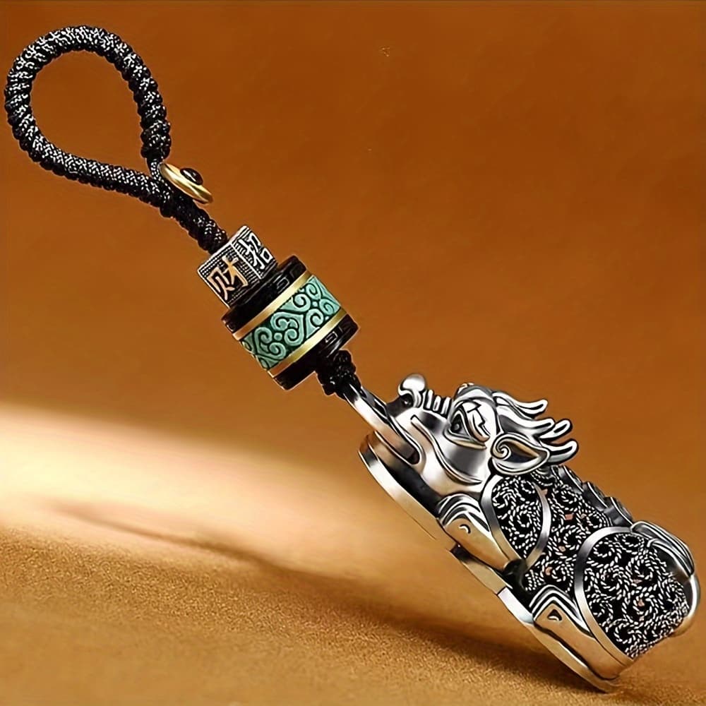 TEMU 1pc Keychain For Men, Ethnic Car Pendant Keychain, Jewelry Accessories