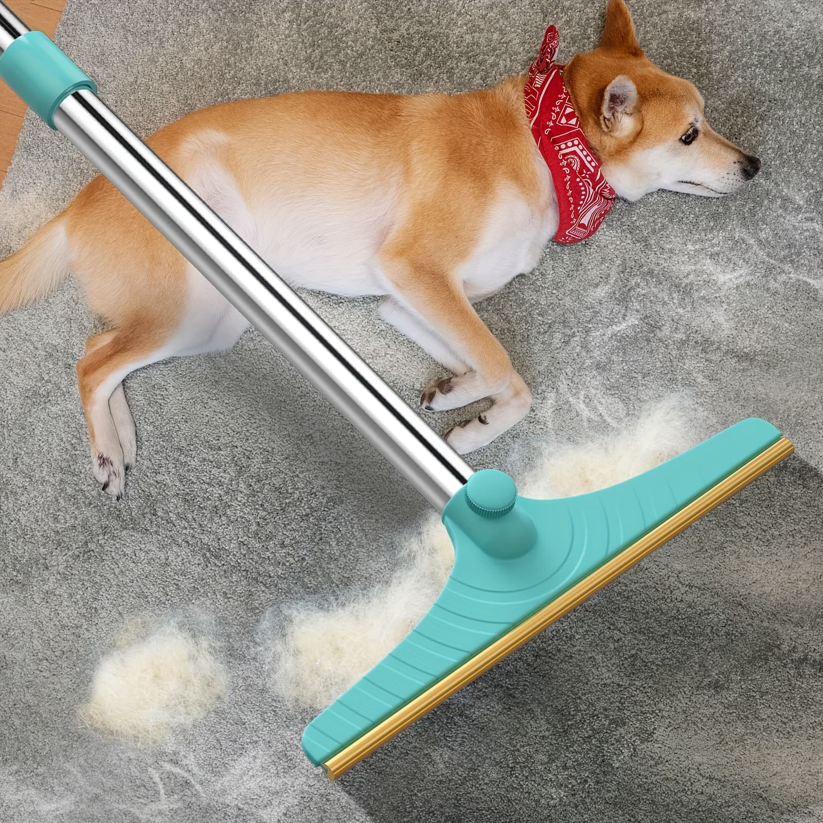 TEMU Pet Hair Remover For Couch, Carpet, Bed - Strong Lint Brush For Hair, Reusable And Easy To Clean, Effective Fur Removal Tool For Furniture, Without Battery
