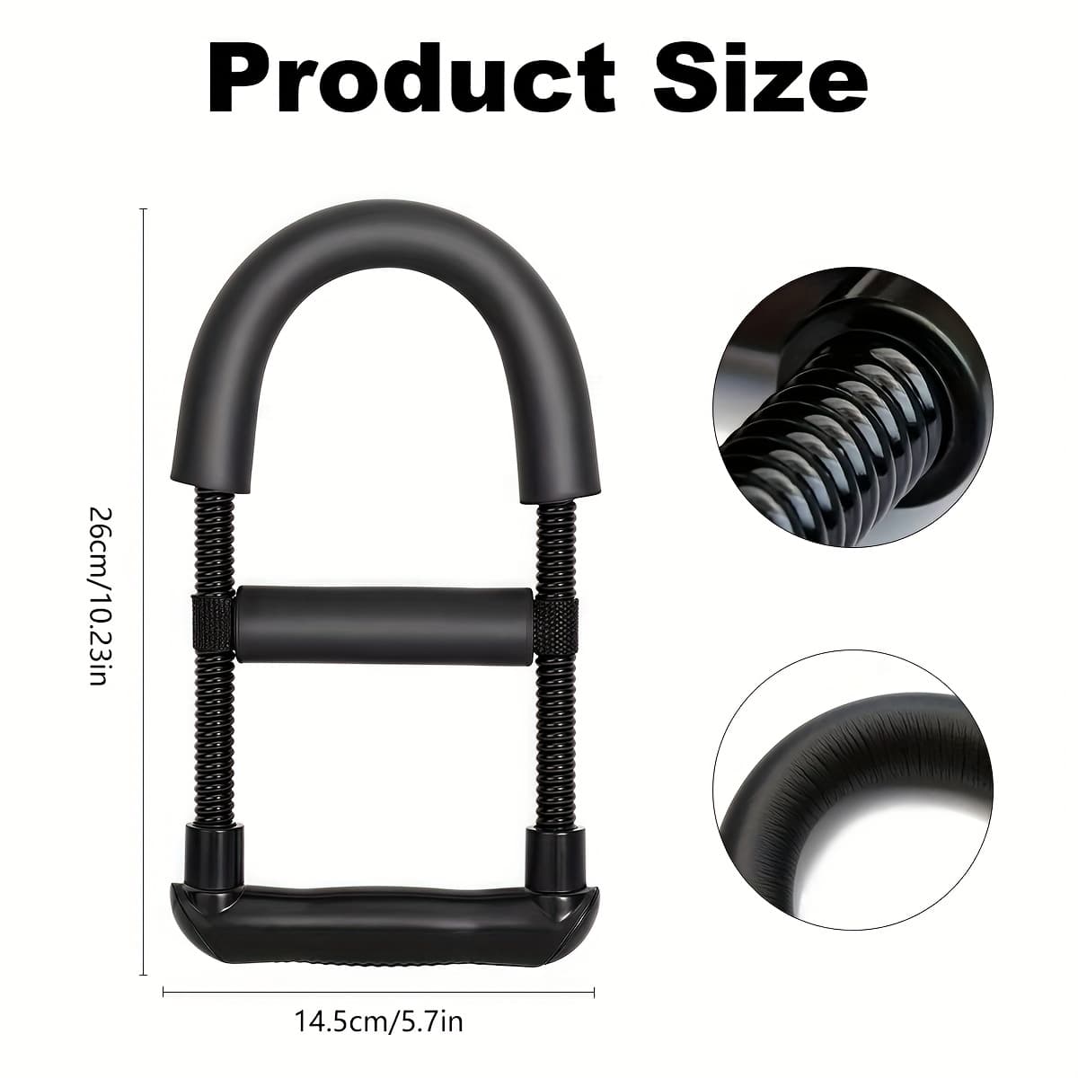 TEMU 1/2pcs 45-pound Adjustable Forearm Strength Trainer - Grip Strengtheners For Hand And Wrist Training Improves Grip Strength And Enhances And Coordination For Starter And Pro