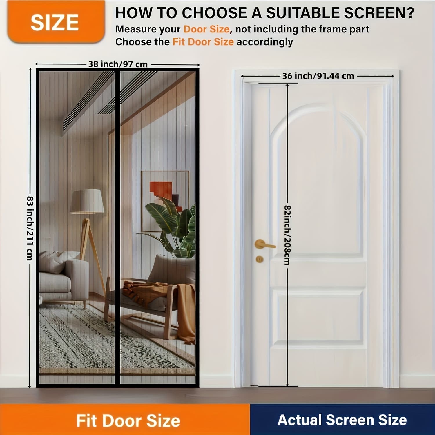 TEMU 1 Easy-to-install Magnetic Screen Door - , Lets In|self-sealing Heavy Duty Mesh Curtains For All |great For Bedrooms And Home Decor, ,