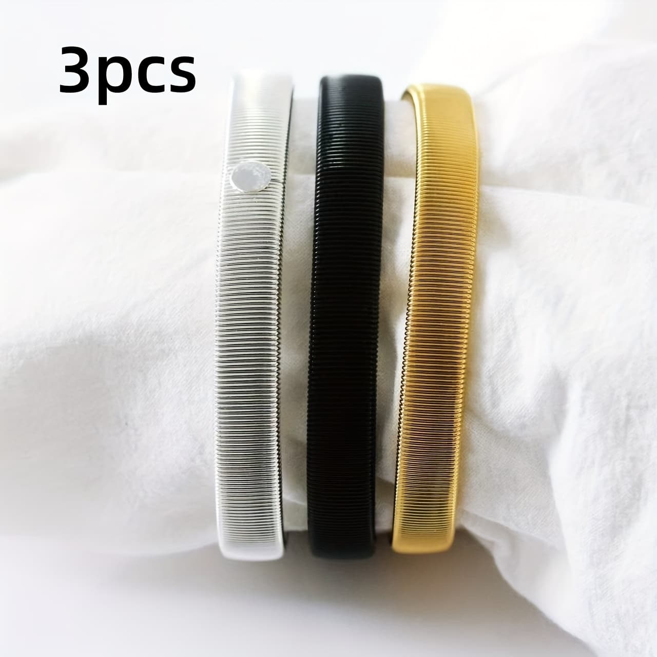 TEMU 3pcs Elegant Shirt Sleeve Clip, Design Armband, Non Slip Shirt Cuff, Suitable For Men And Women