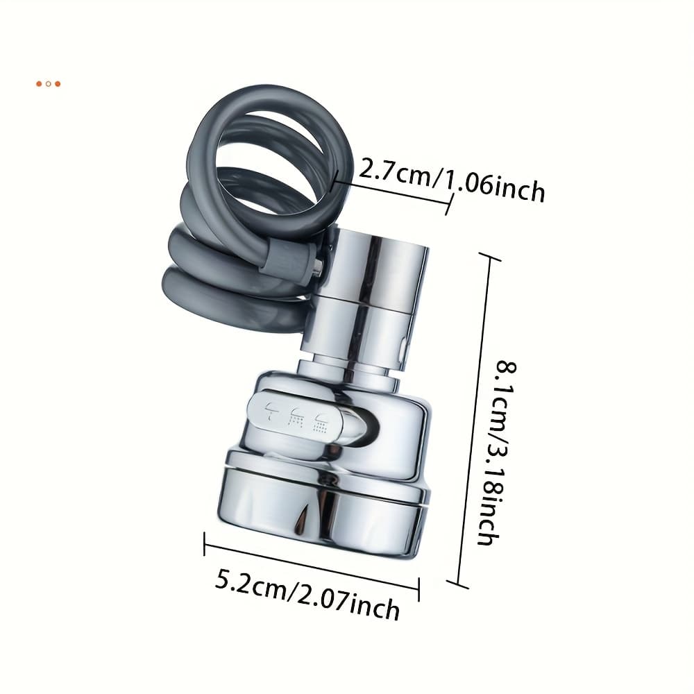 TEMU 1pc Multifunctional Faucet Adapter Faucet, Bathroom Washbasin Faucet, Sink Faucet Replacement Accessories, Home Essential
