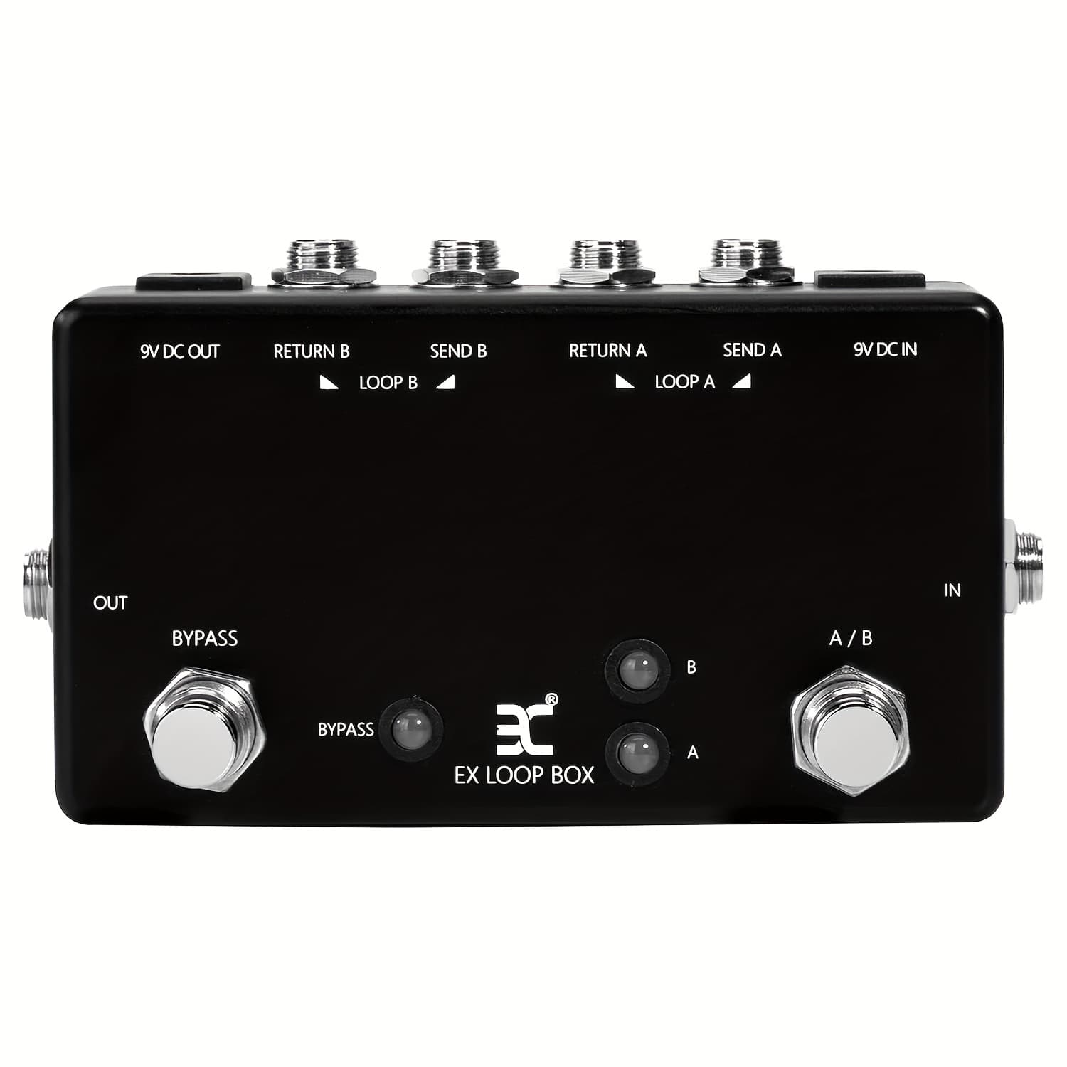TEMU Guitar Effects Loop Switcher Pedal Passive Channel Switcher Box Switching 2 Loop Channels And Bypassing