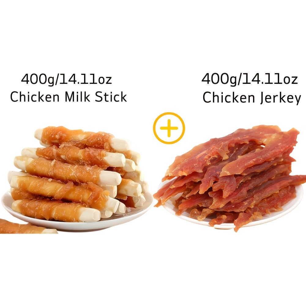 TEMU 800g/1.76lb Assorted Dog Chew Treats - Duck, Chicken & Beef , Brush Molar Sticks - High Protein, , Easy To , Perfect For Training Rewards For Small To Large Dogs, Dog Snacks